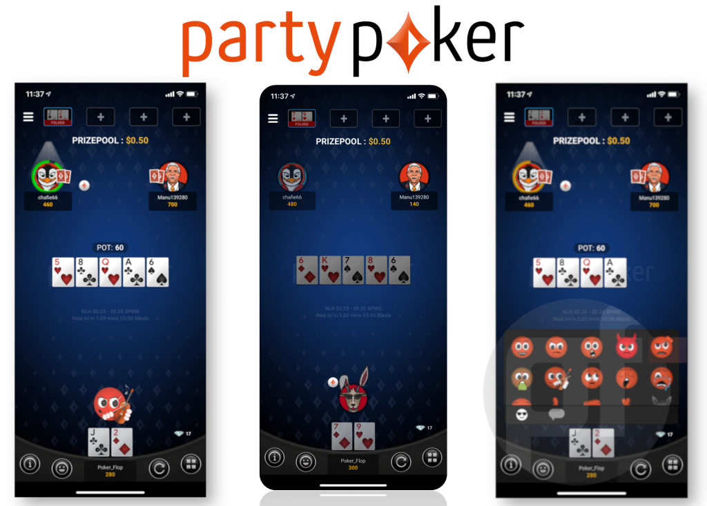 PartyPoker to my phone